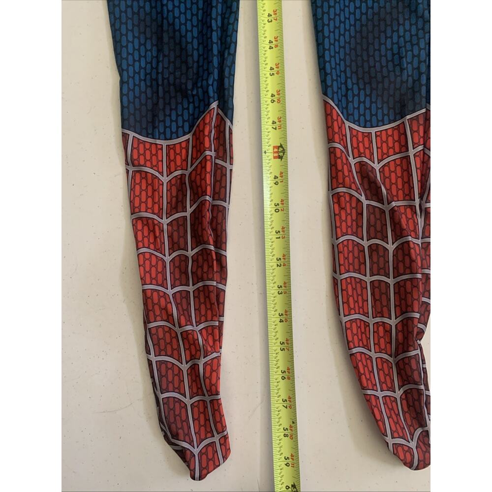 Spider-Man Size M Stretch Spandex Full Jumpsuit Adult/Kids Halloween Costume New - Picture 16 of 16